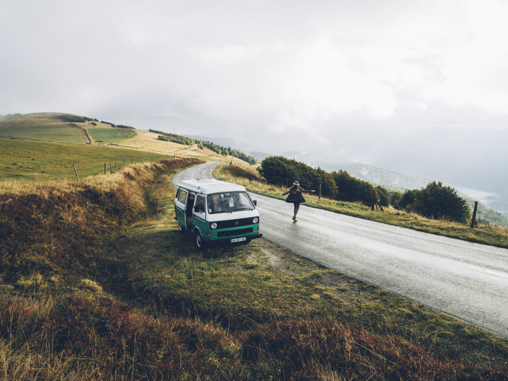 Van sur la Route des Crêtes