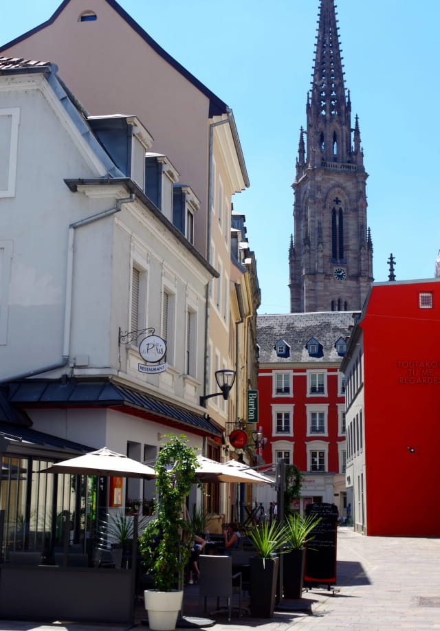La rue Moselle à Mulhouse