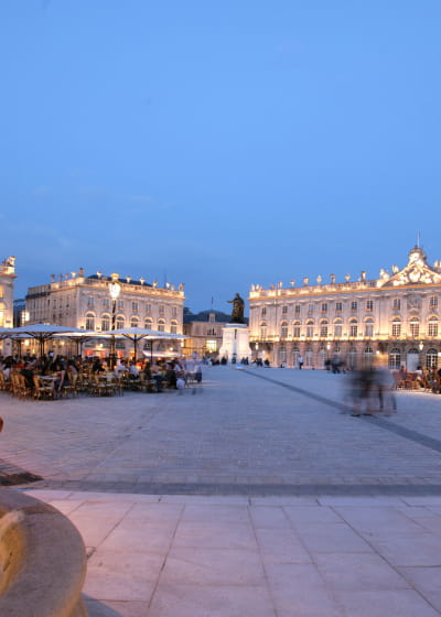 La Place Stanislas de nuit à Nancy