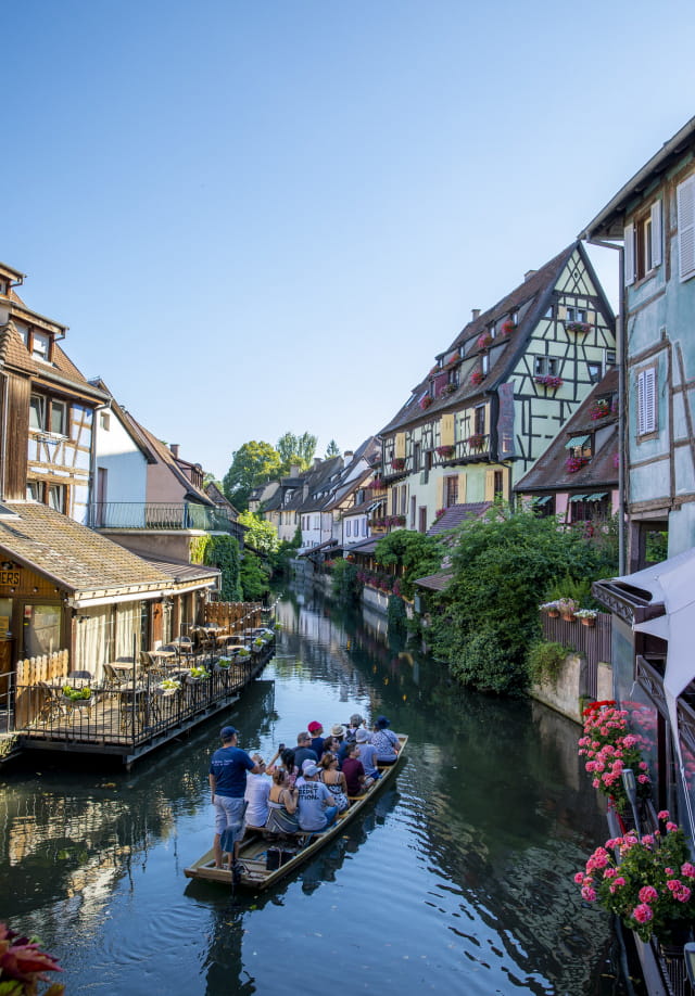 Balade en barque à Colmar