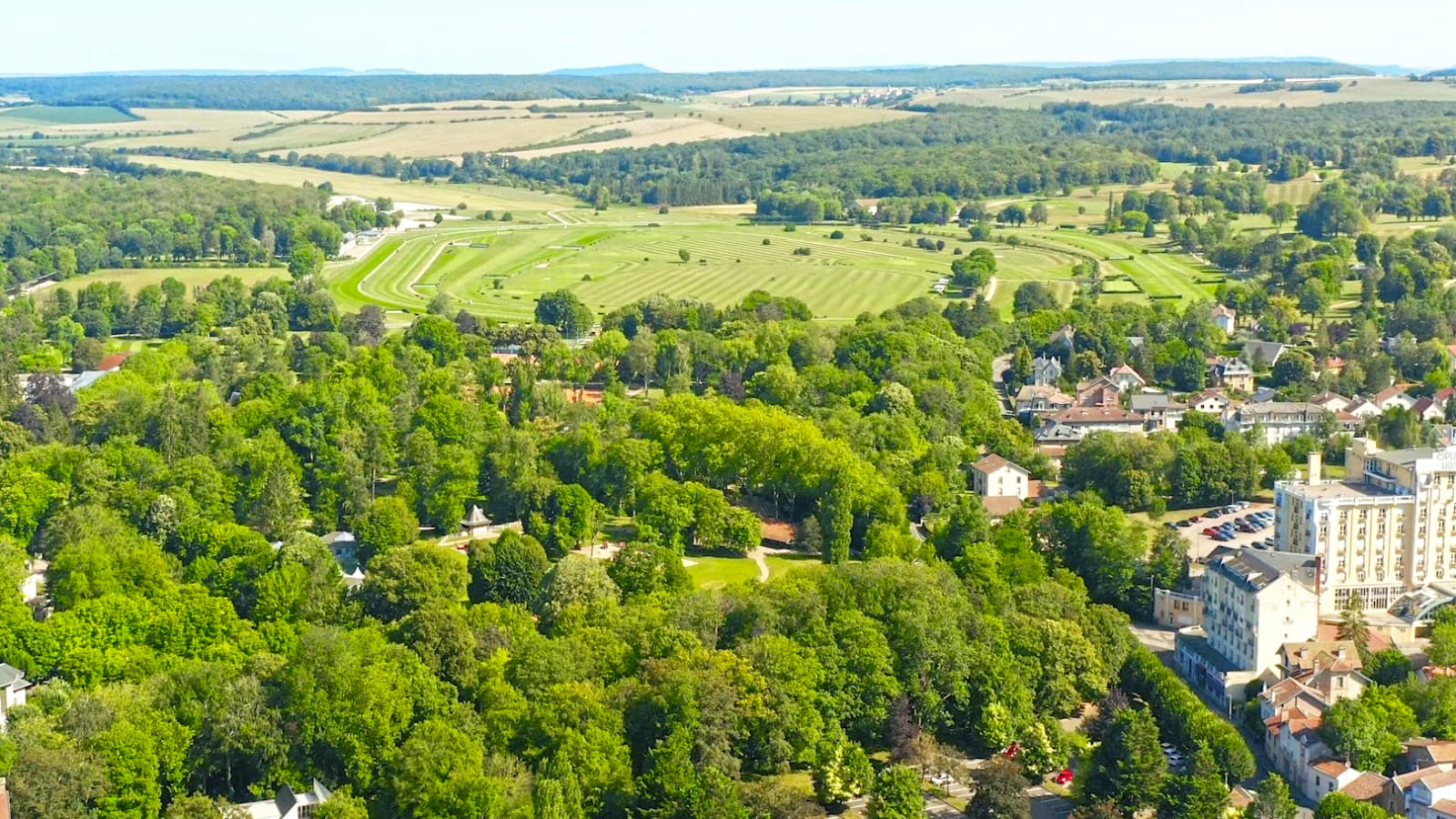 Vue aérienne Vittel