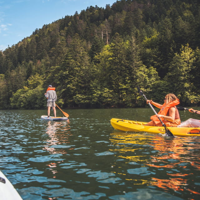 Activités nautiques sur le lac de Longemer