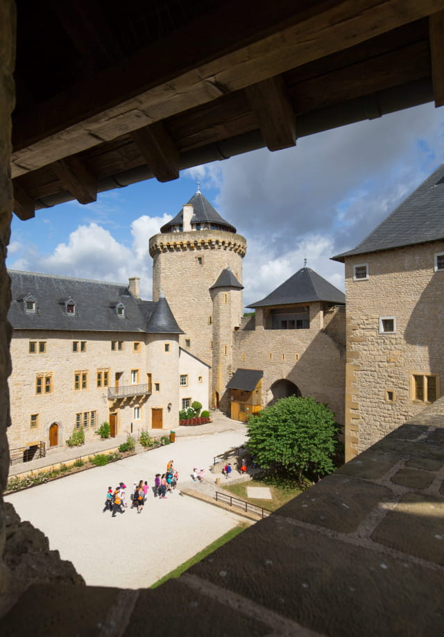 Château de Malbrouck cour