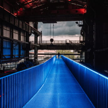 Parc du haut-fourneau U4 passerelle
