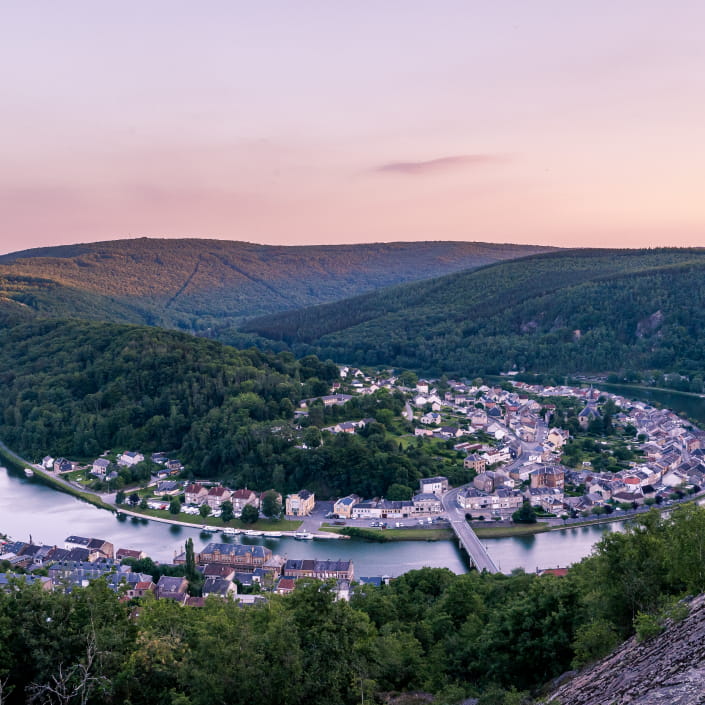 Point de vue Monthermé - coucher de soleil