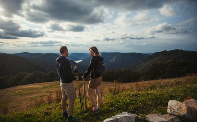 Refuge du Sotré. Randonnée avec vue sur la Vallées des lacs.