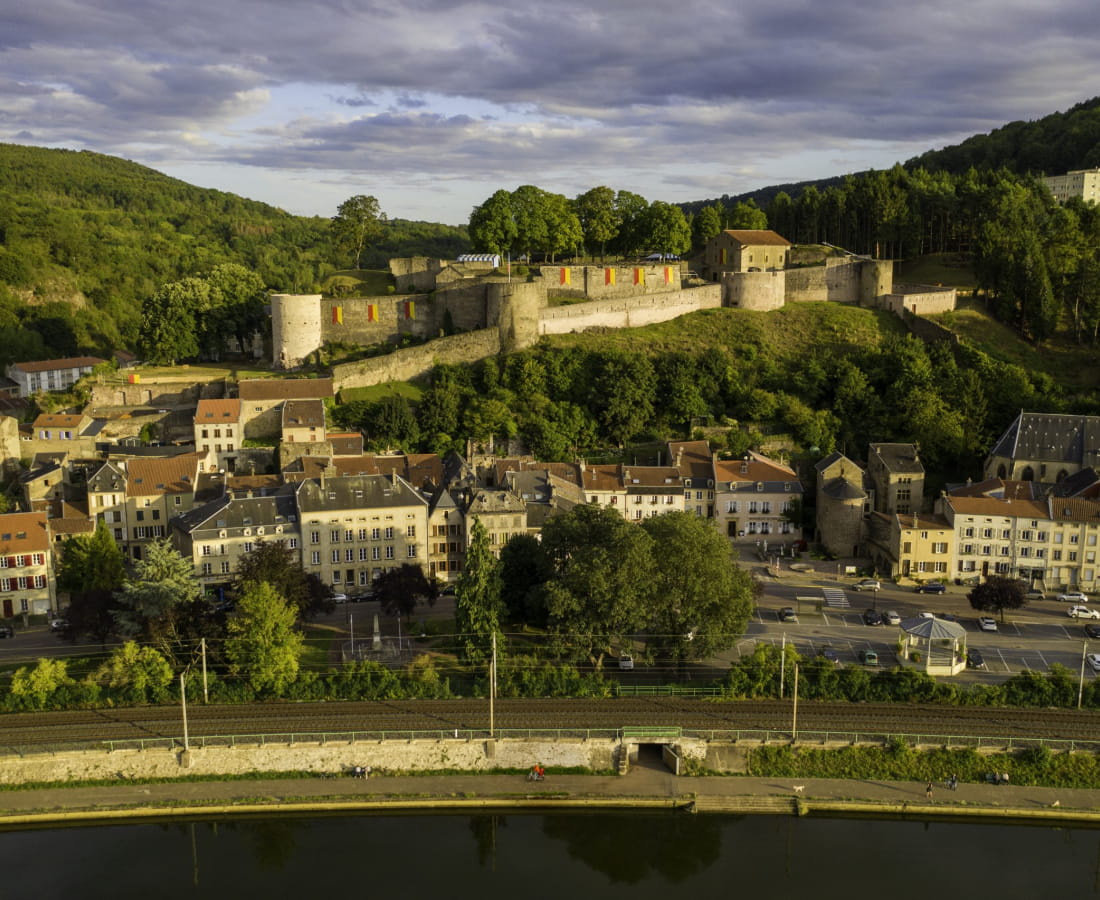 château des Ducs de Lorraine / coucher de soleil / vélo
