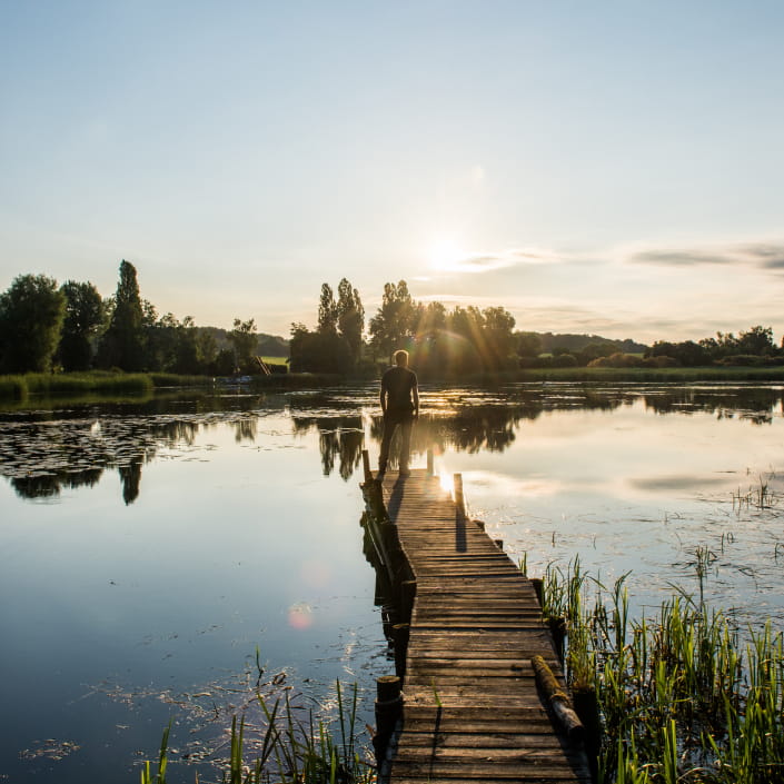 Etang du Stock ponton
