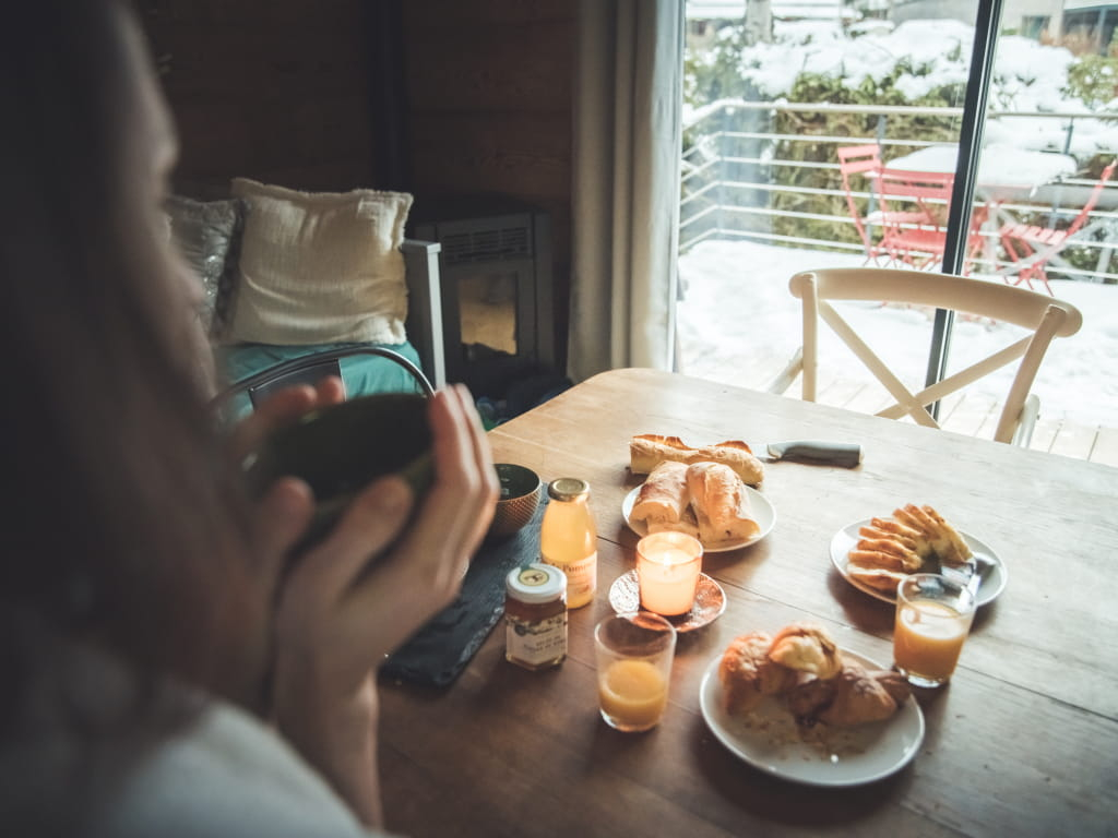 Petit déjeuner dans les Vosges