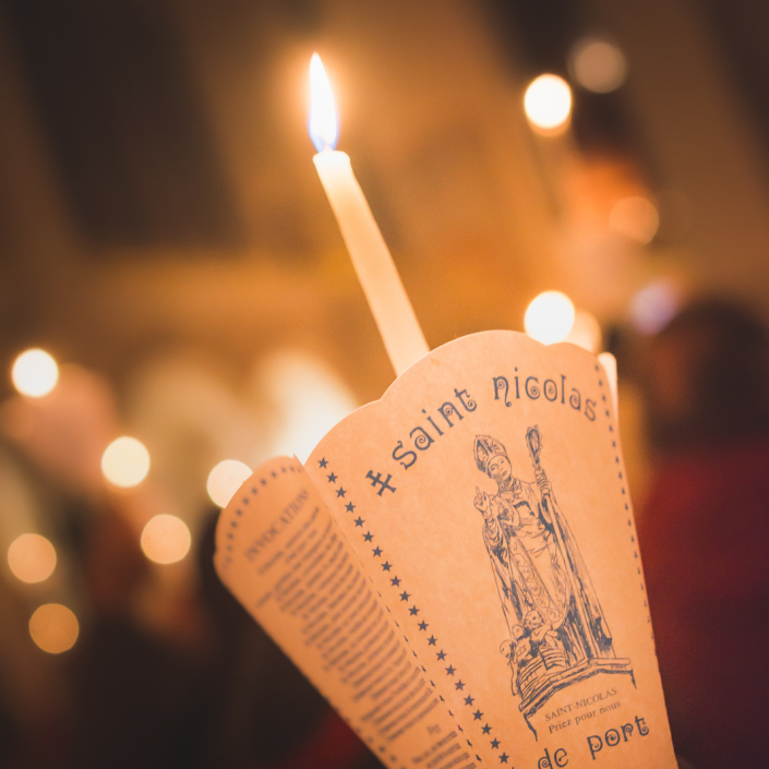 Procession aux flambeaux