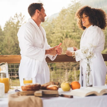 Petit déjeuner en amoureux