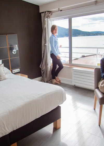 Hôtel Beau Rivage chambre avec vue sur le lac de Gérardmer