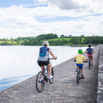 Lac de la Liez à vélo