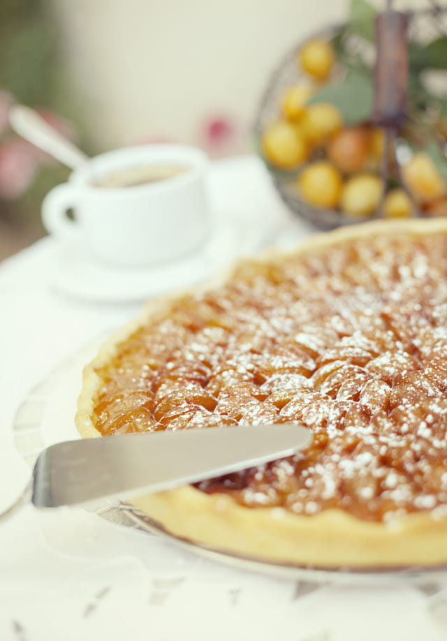 Tarte aux mirabelles