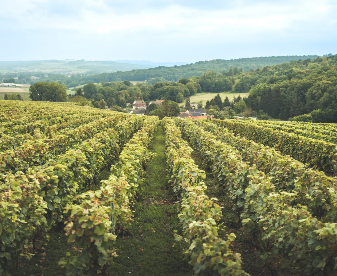 Vue sur le village de Vandeuil
