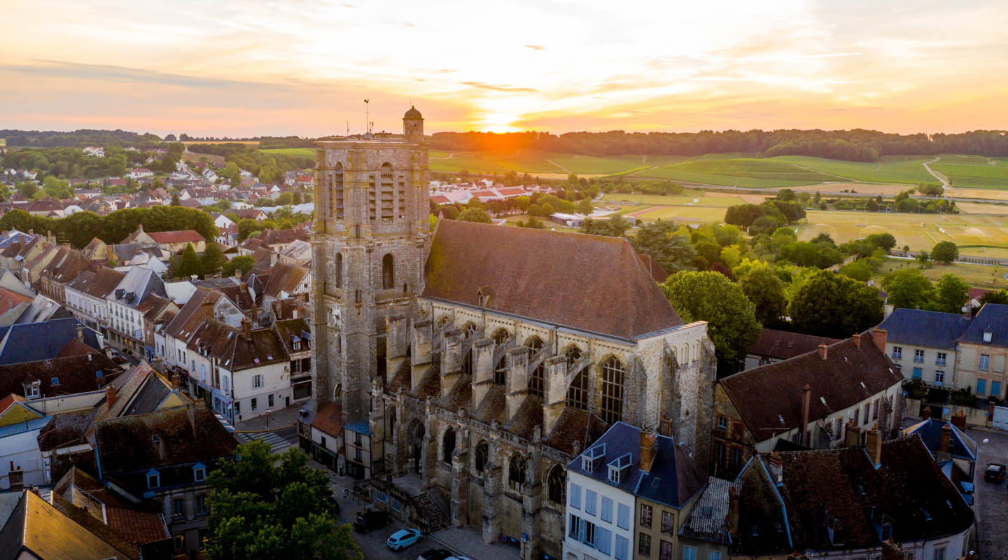 Vue Sézanne - Eglise Saint Denis