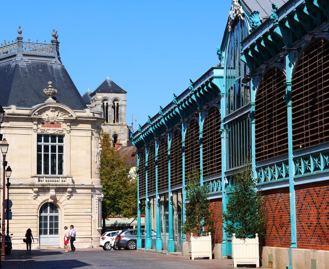 Halles du marché à Châlons-en-Champagne