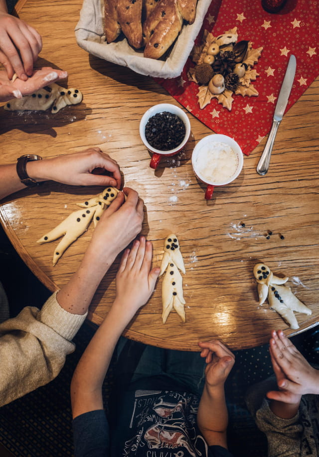 Atelier de confection de mannele