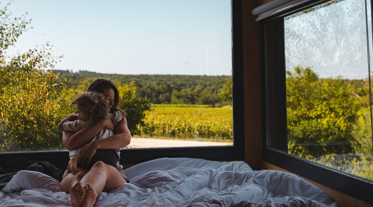 Hébergement nature avec vue